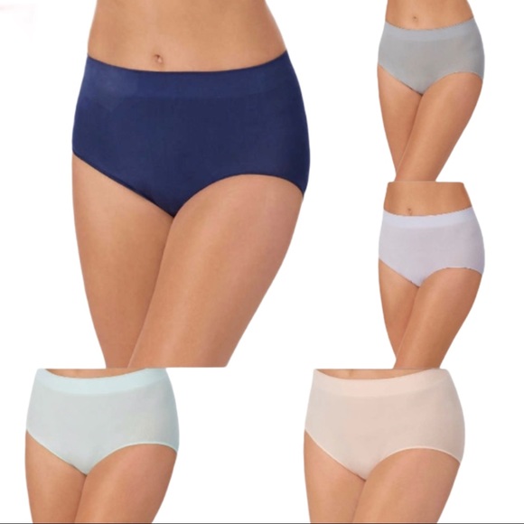 NEW CAROLE HOCHMAN Seamless Brief Panties 5 Pack - Picture 5 of 9